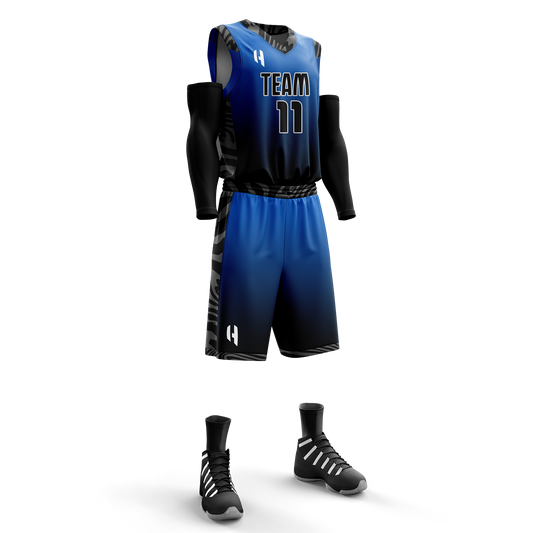 Custom KIDS Basketball Jersey and Shorts Set with Personalized Player Name, Number, and Team Name | HX52BS | Customize This!