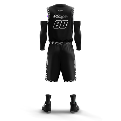 Custom KIDS Basketball Jersey and Shorts Set with Personalized Player Name, Number, and Team Name | HX61BS | Customize This!
