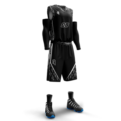 Custom KIDS Basketball Jersey and Shorts Set with Personalized Player Name, Number, and Team Name | HX61BS | Customize This!