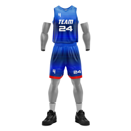 Custom KIDS Basketball Jersey and Shorts Set with Personalized Player Name, Number, and Team Name | HX63BS | Customize This!