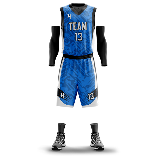 Custom KIDS Basketball Jersey and Shorts Set with Personalized Player Name, Number, and Team Name | HX67BS | Customize This!