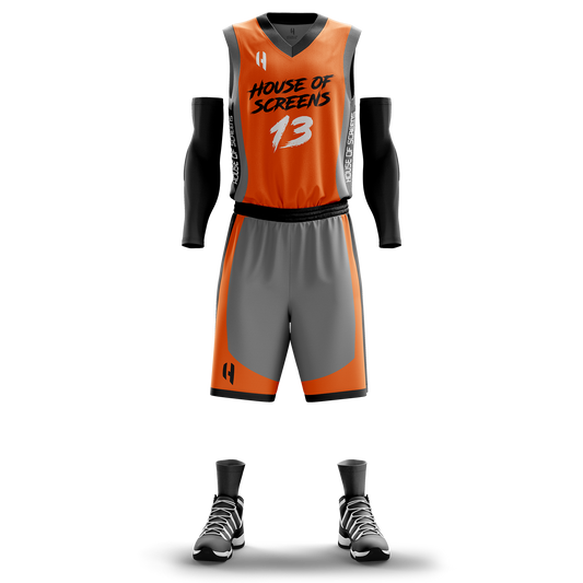 Custom KIDS Basketball Jersey and Shorts Set with Personalized Player Name, Number, and Team Name | HX90BS | Customize This!