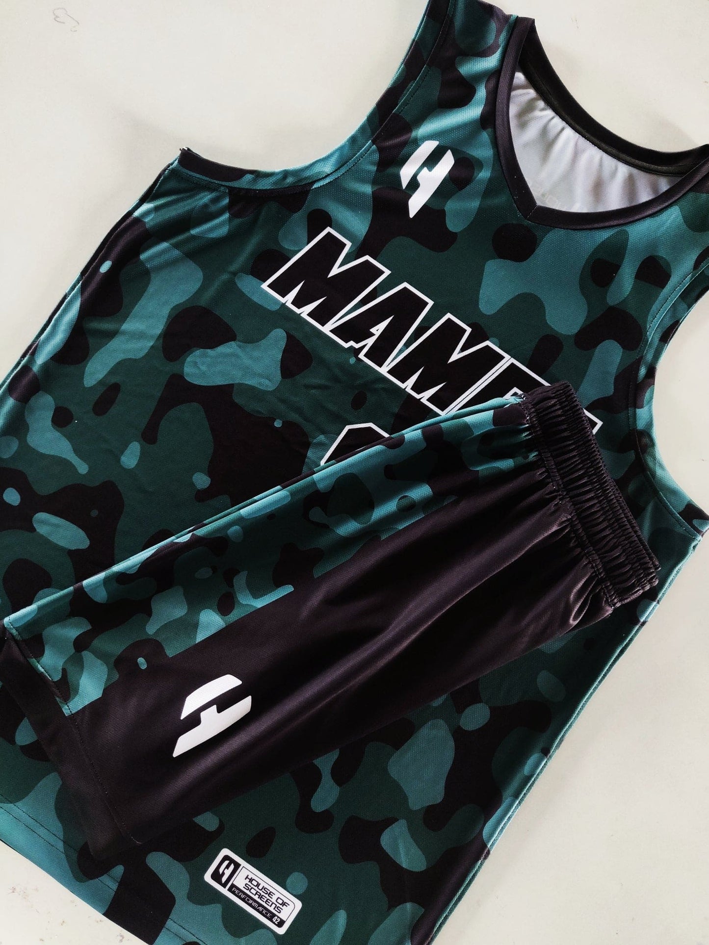 Custom KIDS Basketball Jersey and Shorts Set with Personalized Player Name, Number, and Team Name | HX77BS | Customize This!