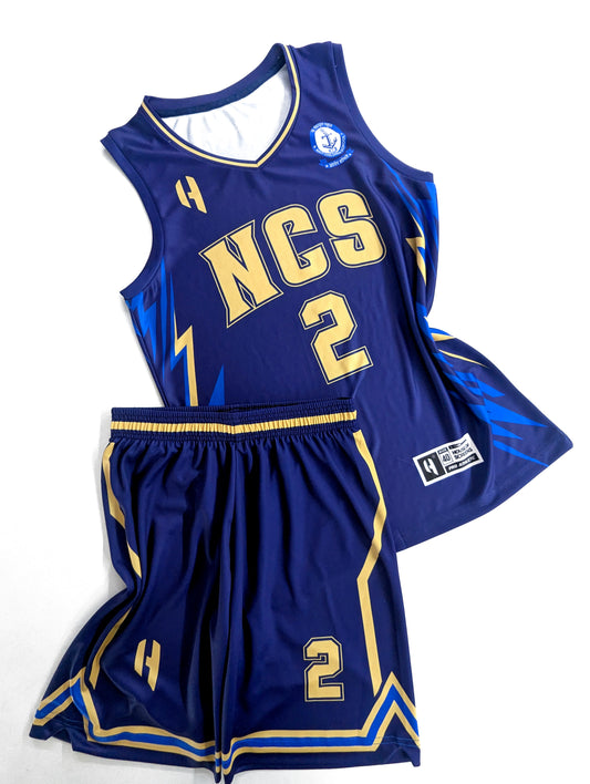 Custom Basketball Jersey and Shorts Set with Personalized Player Name, Number, and Team Name | HX525BS | Customize This!