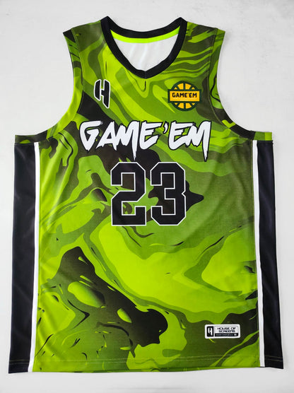 Custom KIDS Basketball Jersey and Shorts Set with Personalized Player Name, Number, and Team Name | HX20BS | Customize This!