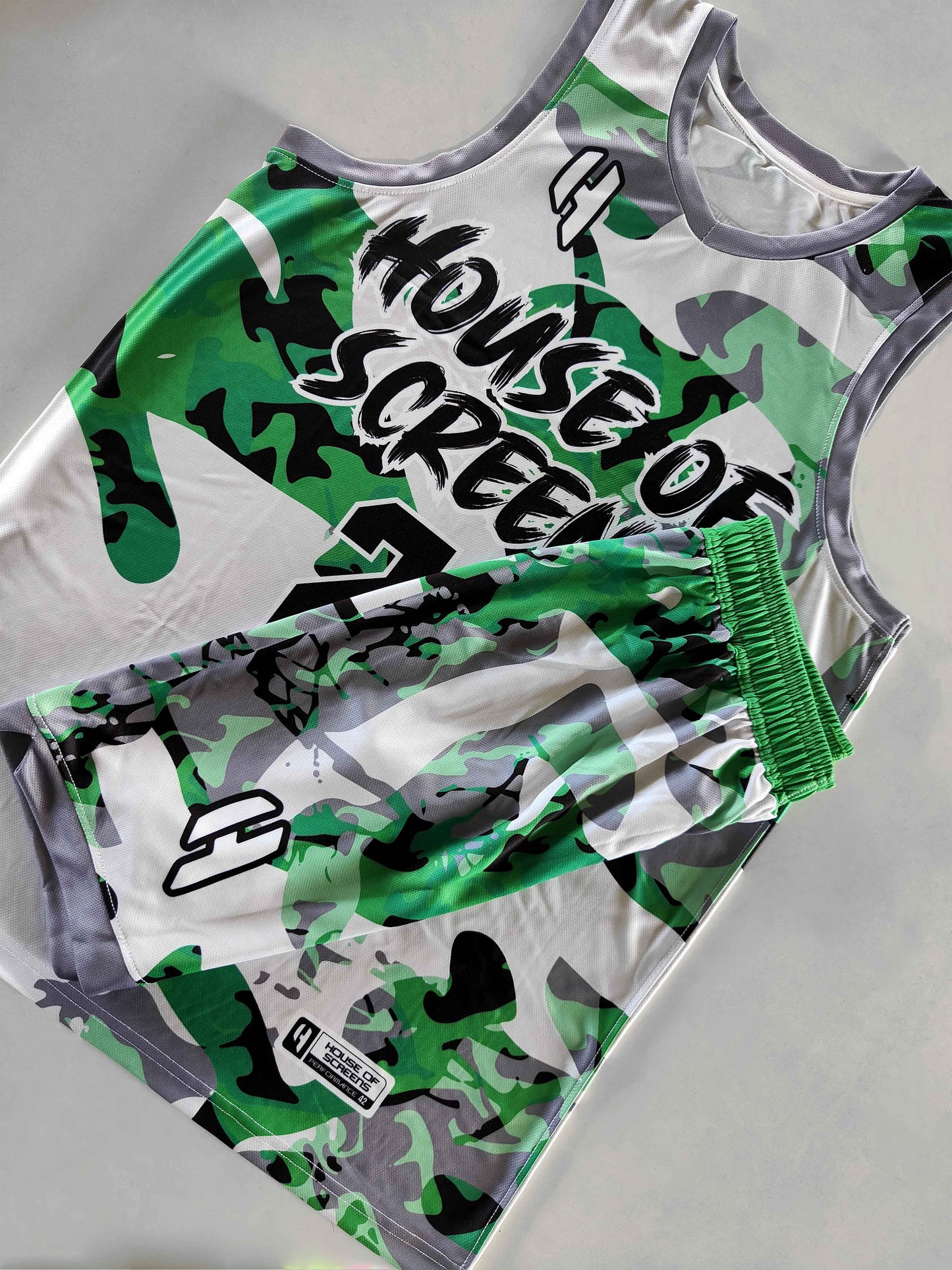 Custom KIDS Basketball Jersey and Shorts Set with Personalized Player Name, Number, and Team Name |  | HX171BS | Customize This!