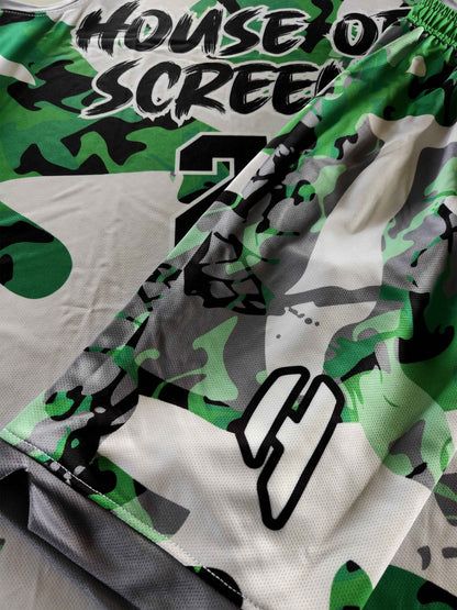 Custom KIDS Basketball Jersey and Shorts Set with Personalized Player Name, Number, and Team Name |  | HX171BS | Customize This!