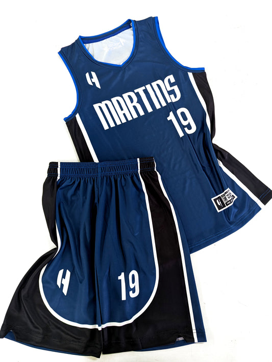 Custom Basketball Jersey and Shorts Set with Personalized Player Name, Number, and Team Name | HX510BS | Customize This!