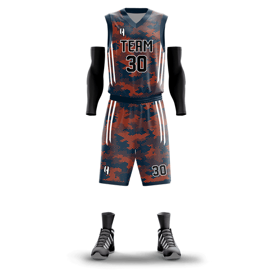Custom Basketball Jersey and Shorts Set with Personalized Player Name, Number, and Team Name | HX131BS | Customize This!