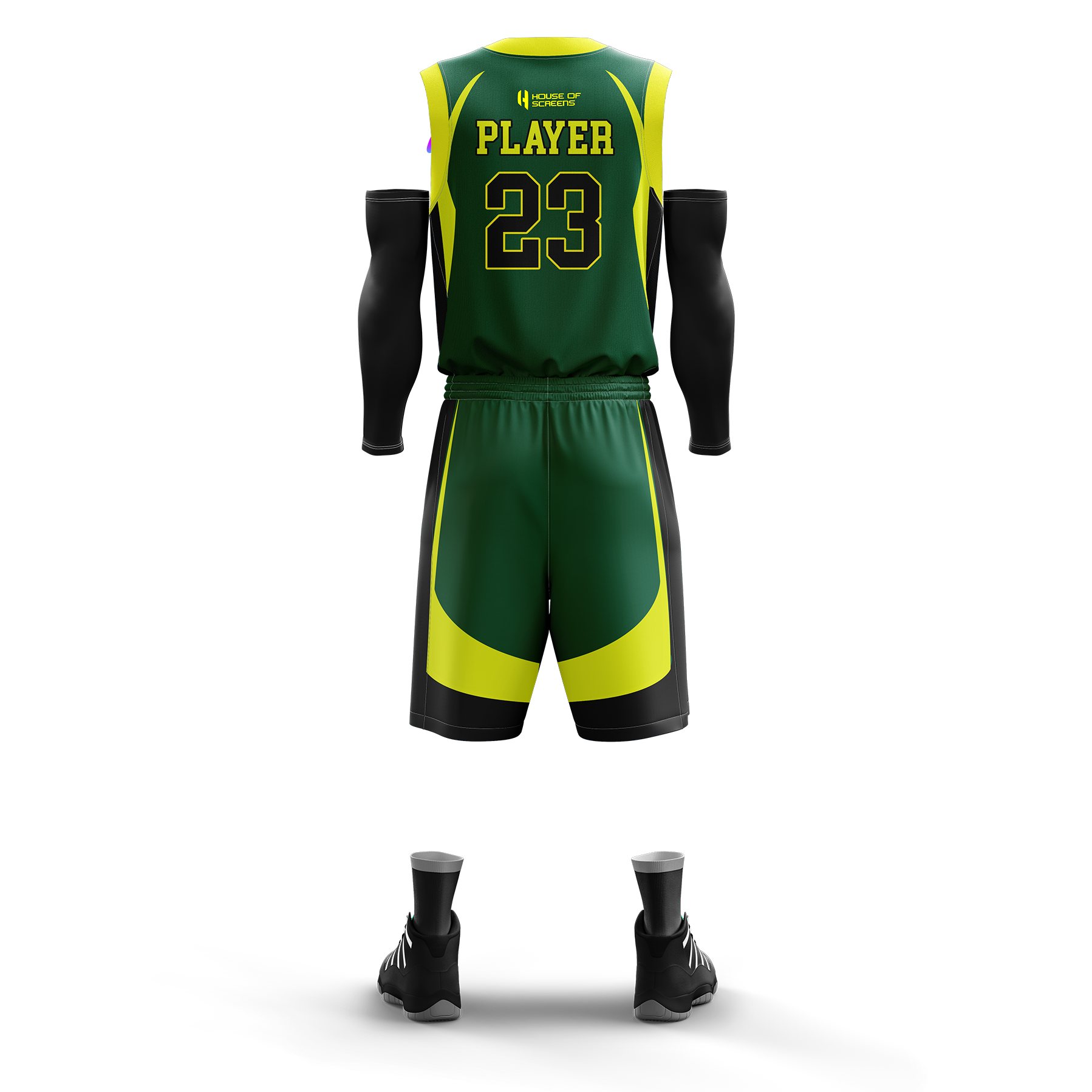 Custom Basketball Jersey and Shorts Set with Personalized Player Name, Number, and Team Name HX27BS Customize This!